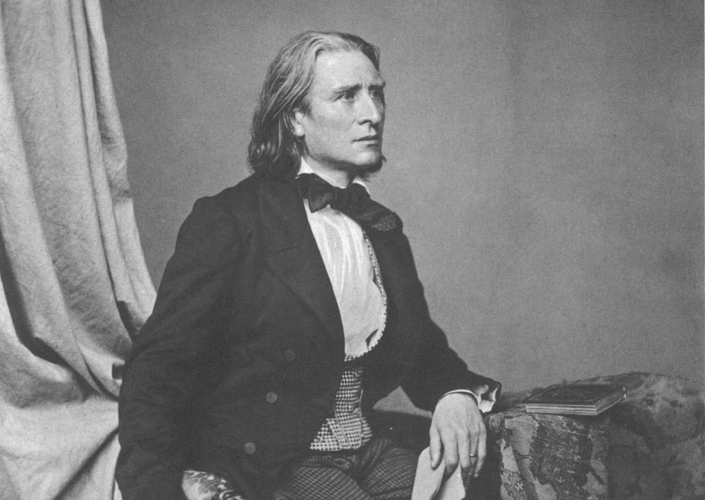 Ferenc Liszt (1860) 
Photographer: Franz Hanfstaengl
