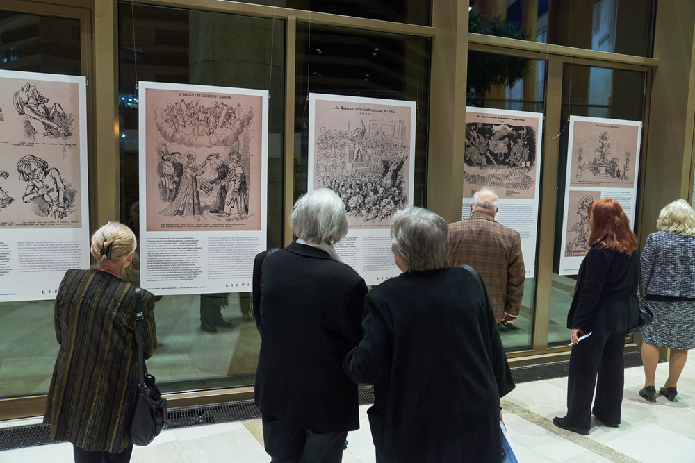 Listias – Ferenc Liszt in the Hungarian satirical papers of the time – exhibition at Müpa Budapest Hrotkó Bálint / Müpa