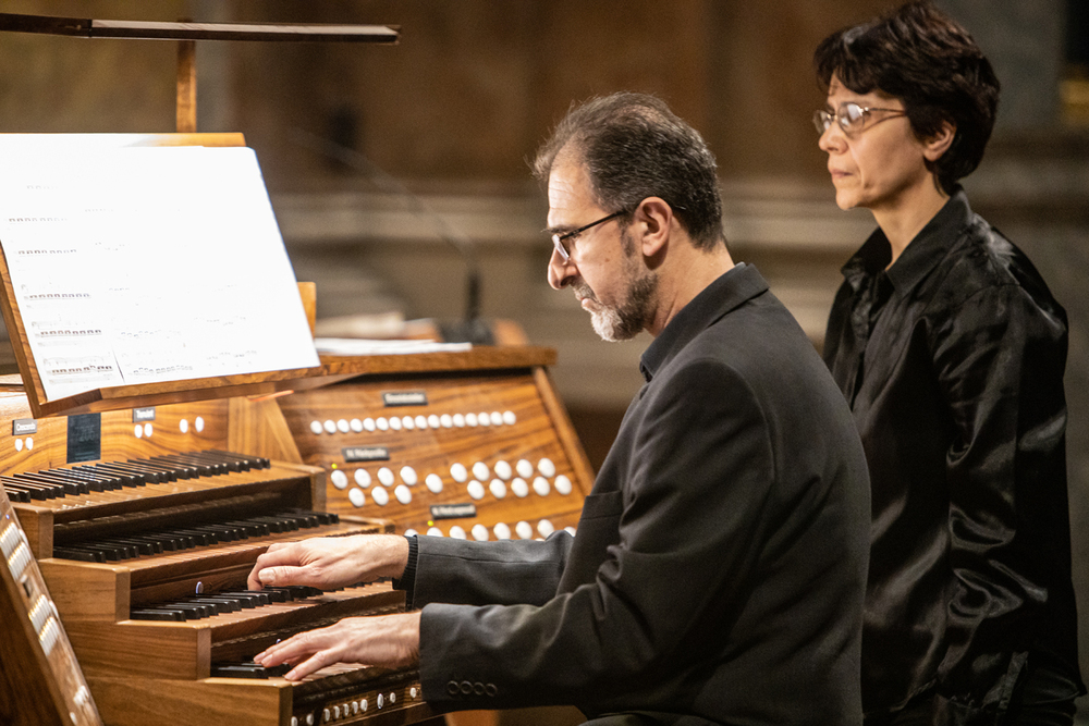 Mónika Kecskés and László Deák’s Organ Recital at Inner City Franciscan Church Pályi Zsófia / Müpa