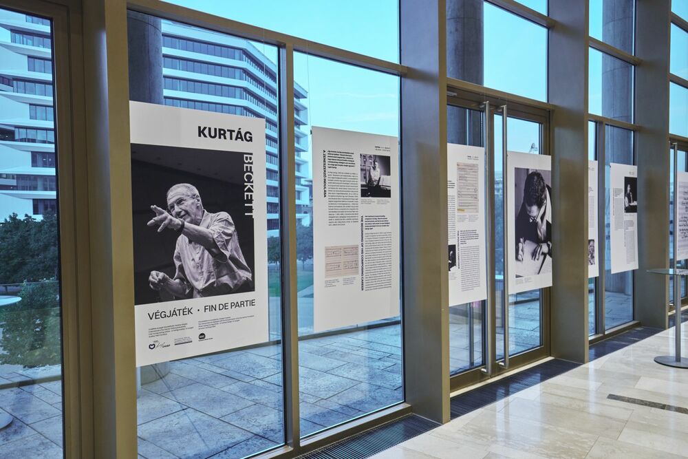 Kurtág, Beckett, Endgame – exhibition at Müpa Budapest Hrotkó Bálint / Müpa