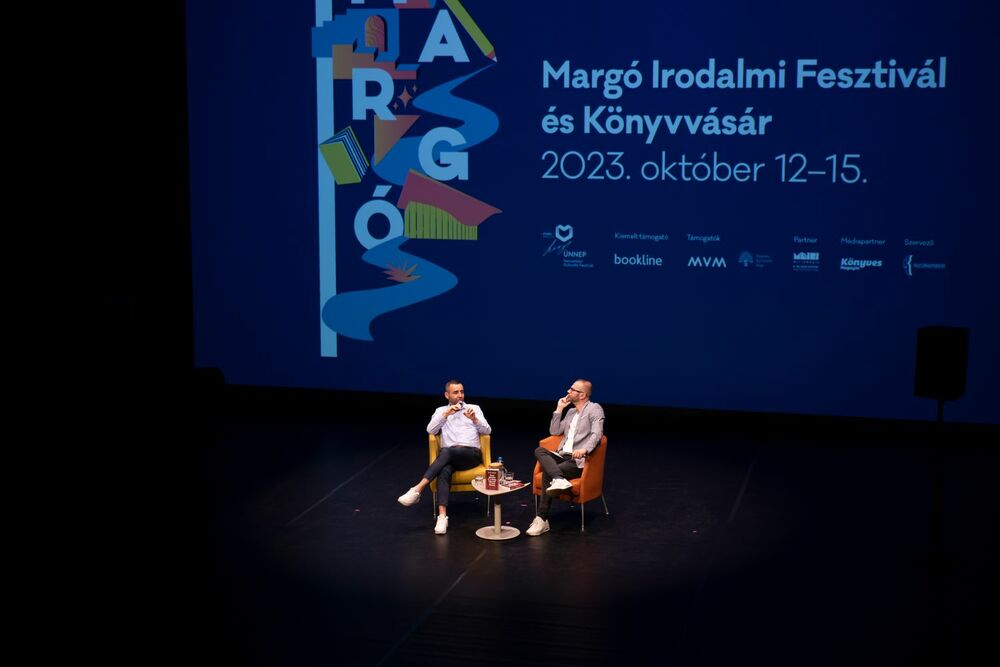 Margó Literary Festival and Book Fair 2023 at National Dance Theatre / Day 1 Posztós János / Müpa